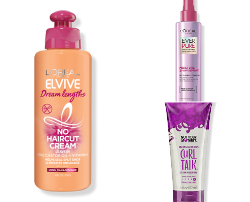 Hair products/lotion cover photo collage