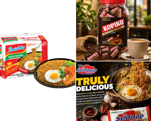 Indonesian product cover photo collage