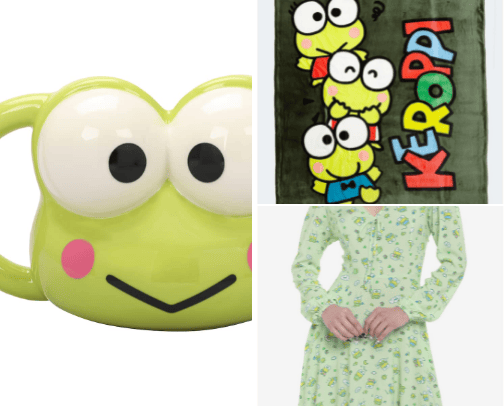 Keroppi finds cover photo collage