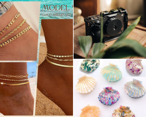 beach day needs cover photo collage