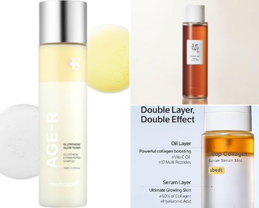 Glow-Reset Toners for Plump, Healthy Skin cover photo collage