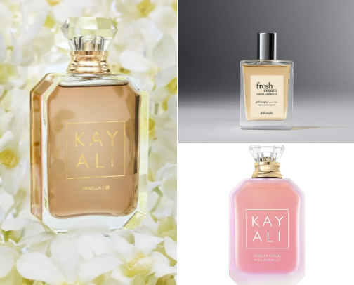 my fave vanilla perfumes cover photo collage