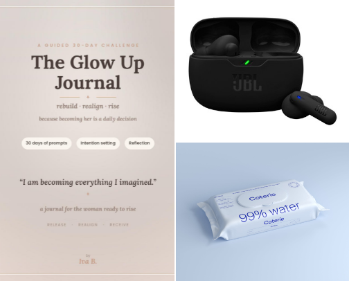 Mom daily essentials 💜 cover photo collage