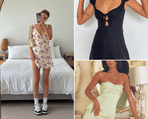 My Favourite Mini Dresses cover photo collage