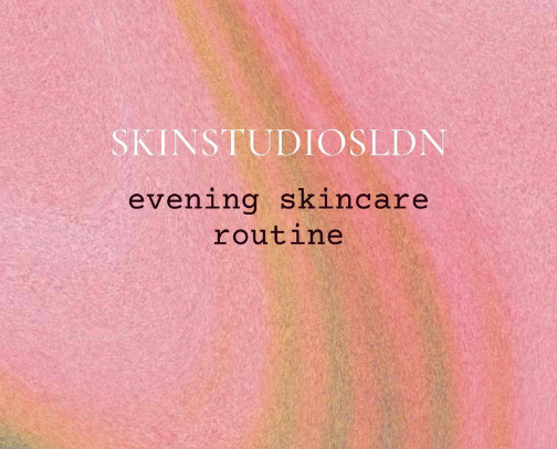 evening skincare routine ☁️🕯️🐚 cover photo collage