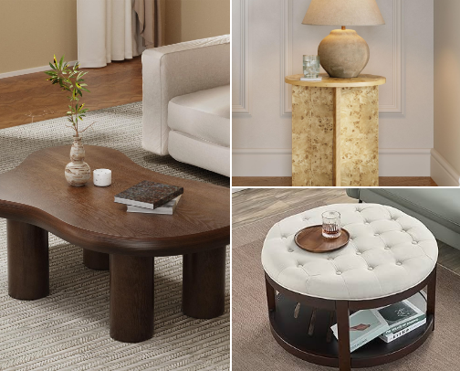 Coffee Tables and Side Tables cover photo collage