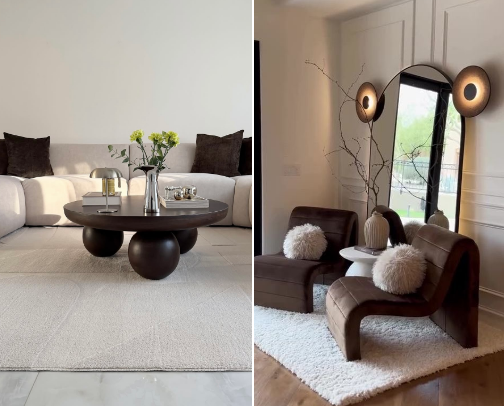 Cocoa brown decor✨ cover photo collage
