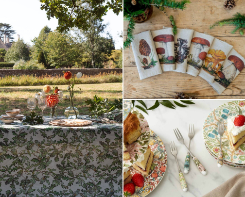 The Toadstool Tea Party: Whimsical Woodland Entertaining & Cottagecore Decor cover photo collage