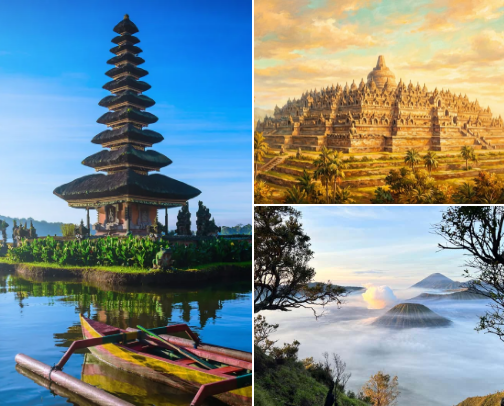 🇮🇩 Indonesia Travel Bucket List: 50 Amazing Places You Must Visit cover photo collage