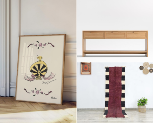 Carrie Bradshaw's Apartment: Sex and the City Inspired Eclectic NYC Interiors cover photo collage