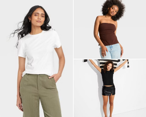 Target women basics cover photo collage