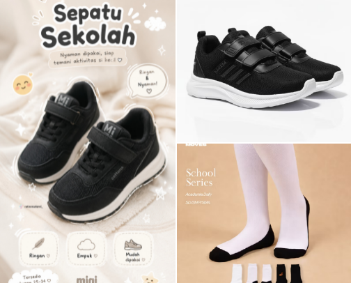 products for school cover photo collage