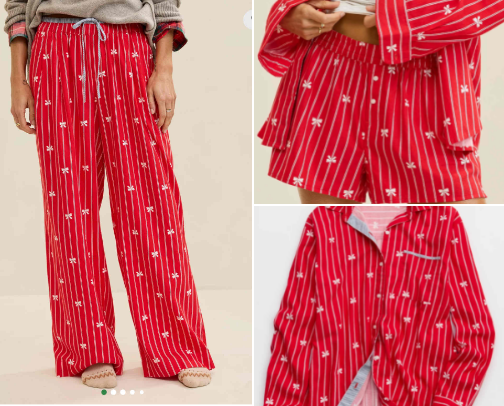 AERIE HOLIDAY PAJAMAS cover photo collage