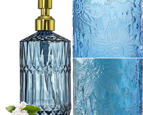 Blue Glass Home Decor 💙 cover photo collage