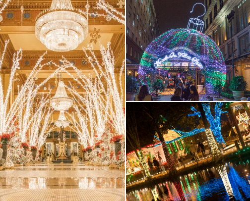 HEAUX HEAUX HEAUX - Louisiana Christmas Festivals & Traditions cover photo collage