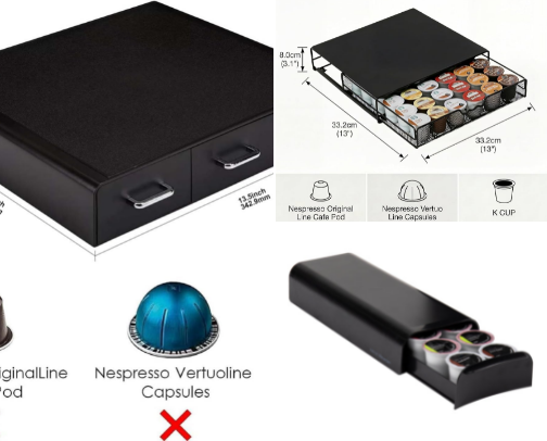Best Coffee Pod Storage Drawers for Counters cover photo collage