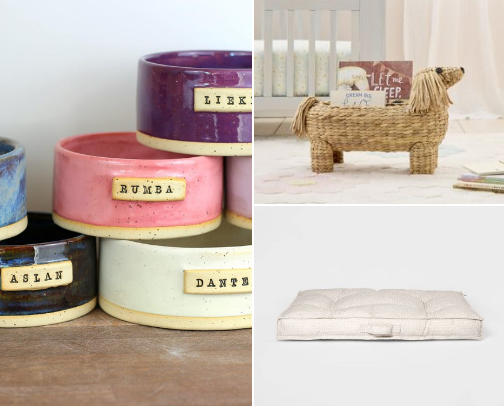 Pet items that won't make your house look ugly from an interior designer cover photo collage