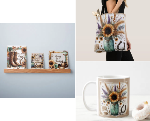 Rustic Charm Western “Mr. & Mrs.” Wedding Party Collection cover photo collage