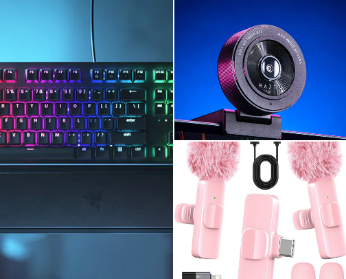 Electronics for Gamers and Content Creators cover photo collage