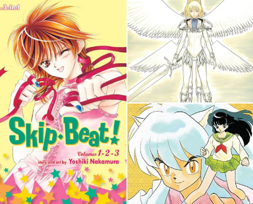 Manga! Some fun titles I've  enjoyed over the years cover photo collage