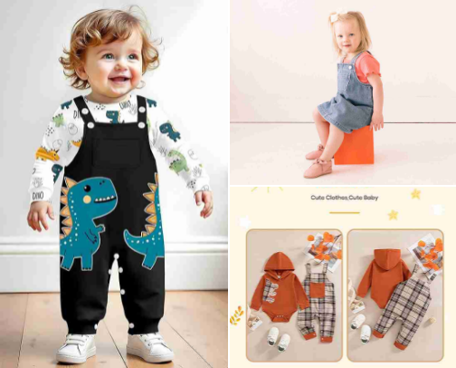 Baby essentials to wear, branded and durable, these are what your babies need. cover photo collage