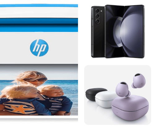 Electronics list cover photo collage