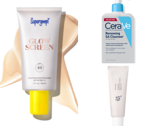 Skincare holy grails! cover photo collage