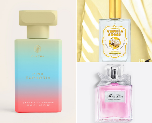 My favorite Perfumes cover photo collage
