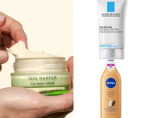 Skincare for dry and sensitive skin cover photo collage