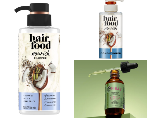 Hair care products!🥥 cover photo collage