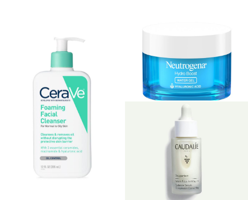 Skincare for Oily Skin cover photo collage