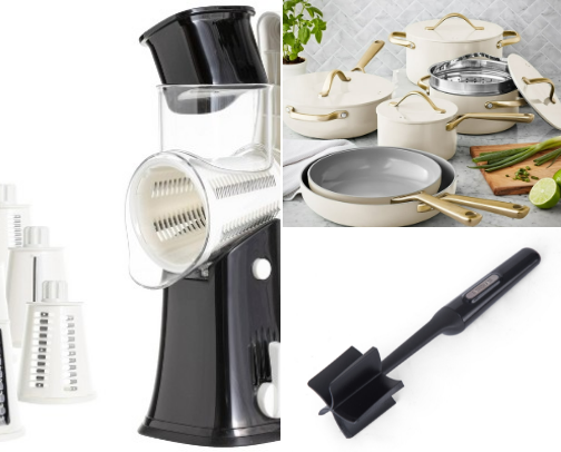 Kitchen tools I actually use that make prep easier, save time and maybe even make cooking fun 😂. cover photo collage