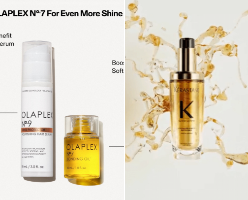 Hair care cover photo collage