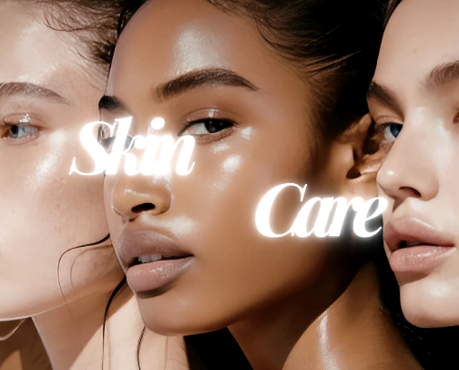 Skin care cover photo collage