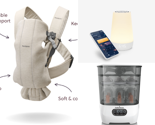 postpartum and baby essentials✨ cover photo collage