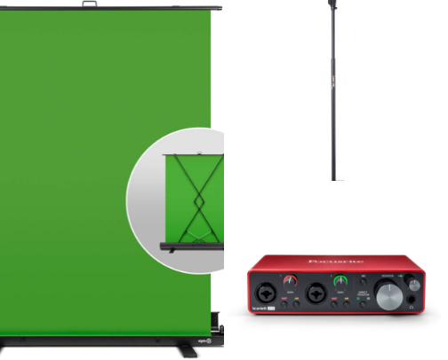 Il mio streaming setup per Twitch e Tik Tok cover photo collage