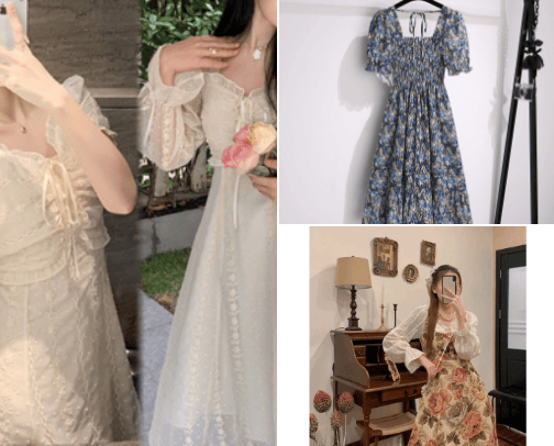 flowery dresses for summer cover photo collage