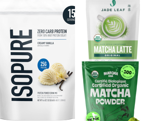 matcha @ home essentials 💚 cover photo collage