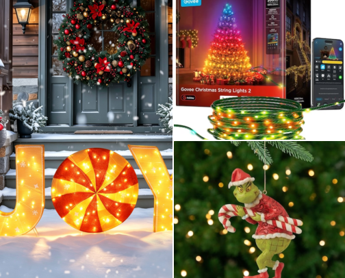 Christmas decor and more cover photo collage