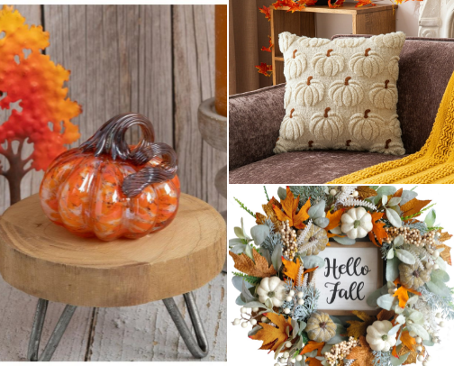 Fall Finds: Home decor 🍁🍂 cover photo collage