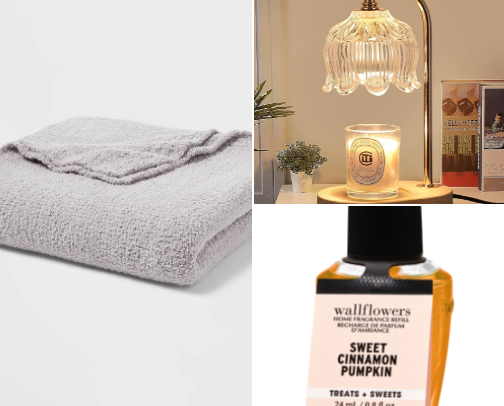 Staying cozy year round cover photo collage