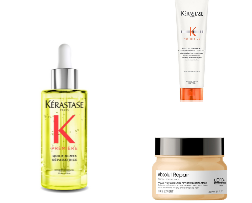 the best hair care as a cosmo cover photo collage