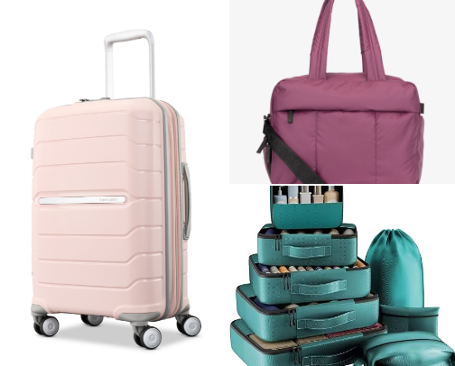 Carry-On Travel Essentials for Women 25+: Organization, Comfort & Style cover photo collage