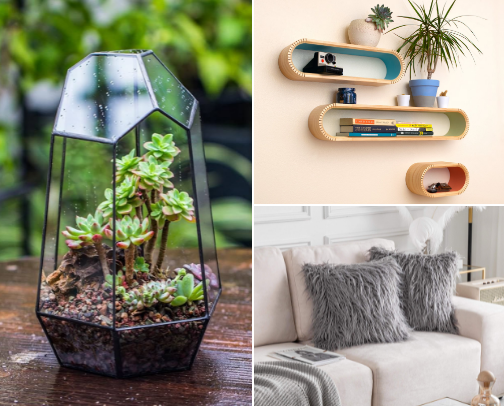Modern home decor cover photo collage