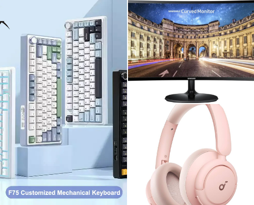 Romanticizing WFH ✨💻 cover photo collage