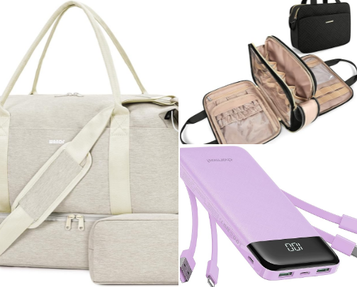 Travel Essentials from Amazon cover photo collage