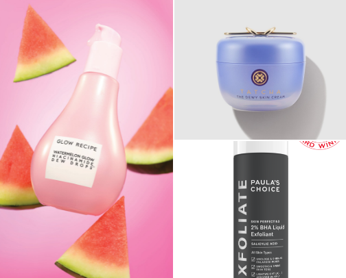 Sephora only skincare product’s🛍️💄 cover photo collage