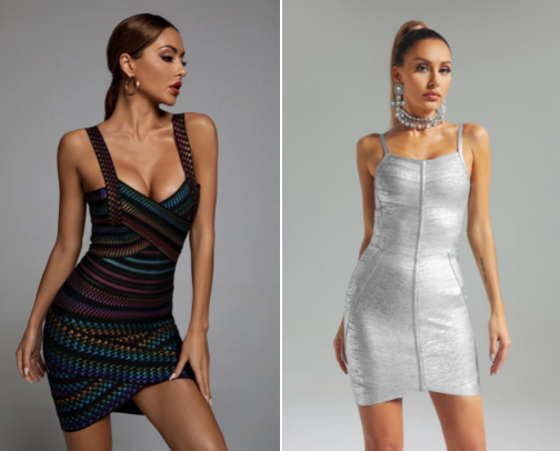 Trendy Bandage Dresses cover photo collage