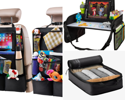 ✈️🚗 Traveling with Kids Must-Haves (Road Trips + Flights) cover photo collage