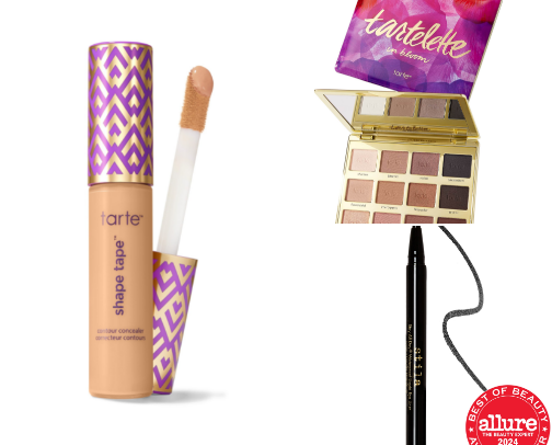 My everyday makeup products cover photo collage